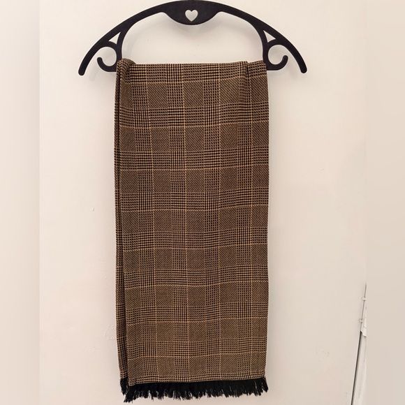 Louis Feraud Other - Louis Feraud Brown Plaid Pencil Skirt